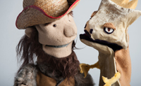 "Wild and Woolly" takes place at Puppets Amongus Sat, Apr 26 & Sun, Apr 27. Photo courtesy Puppets Amongus.