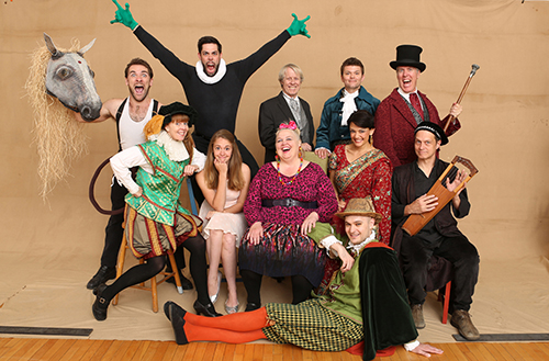 The Rogue company of actors reprising some of their favorite roles. Photo: Tim Fuller