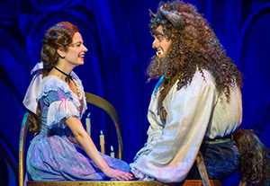 Hilary Maiberger as "Belle" and Darick Pead as "Beast" in Disney's "Beauty and the Beast," presented by Broadway in Tucson Dec. 12-14.  Photo: Amy Boyle
