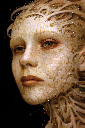 23rd Annual Summer Art Cruise, image: Naoto Hattori, Recollection 029, 3.8 x 5.8, acrylic on board, 2015, at Baker + Hesseldenz Fine Art, June 6.