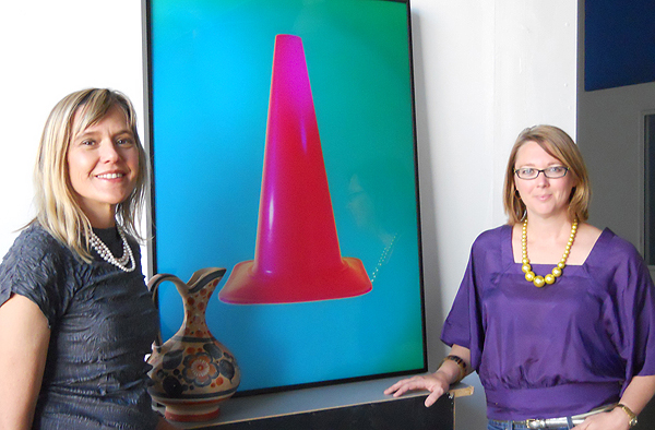 Fine Art Consulting, (left) Joanne Stuhr and (right) Meg Hagyard. photo: Jamie Manser